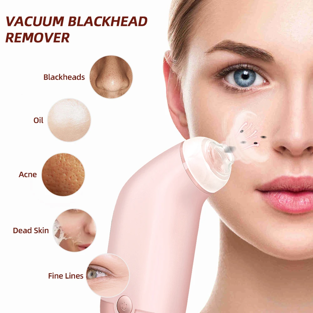 

Electric Blackhead Remover Facial Nose Cleansing Pore Acne Cleanser Pore Cleansing Blackhead Instrument Deep Vacuum Suction Tool