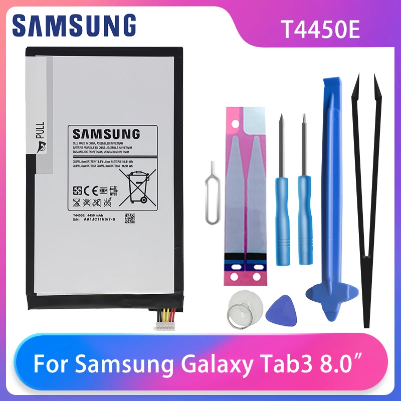 Оригинал Samsung Galaxy Tab 3 8 0 ''T310 T311 T315 SM T310 планшет батарея T4450E 4450 мАч с бесплатными