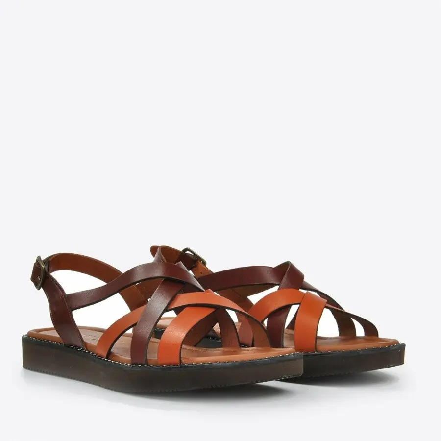 

Women Sandals Mink Shoes Woman Brown Sandals Vzn20-025Y