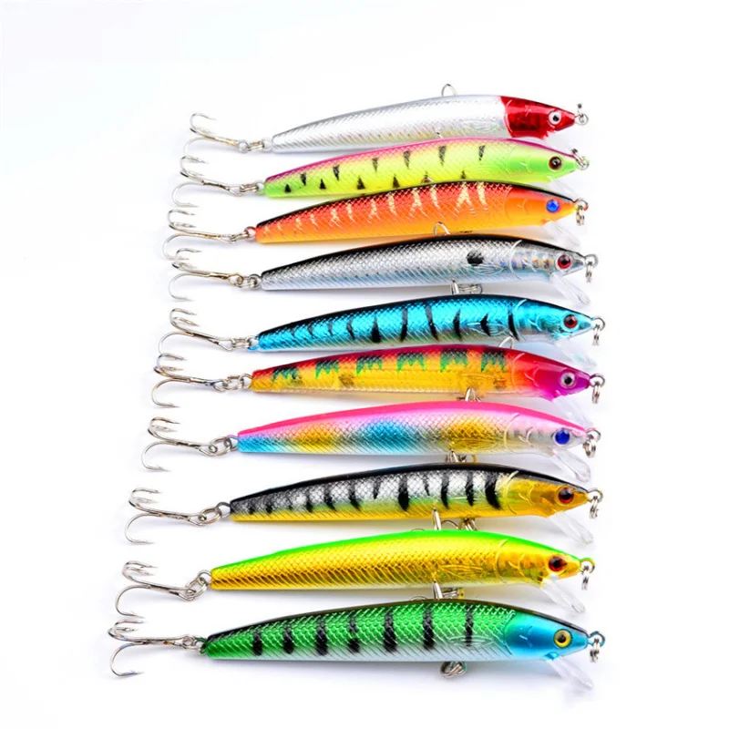 10 шт./компл. 9 5 см Жесткая приманка гольян рыболовные приманки окунь пресная и