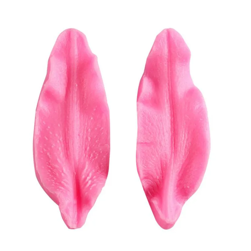 

2pcs/set Lily Petal Fondant Silicone Mold for DIY Pastry Cupcake Dessert Lace Cake Decoration Kitchen Accessories Baking Tool