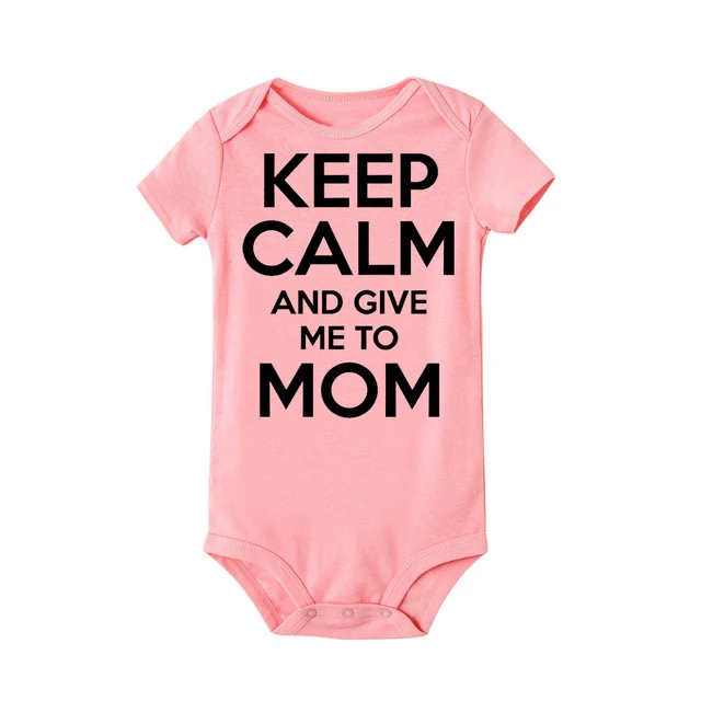 Детское боди детская одежда для мальчиков и девочек сохраняйте спокойствие