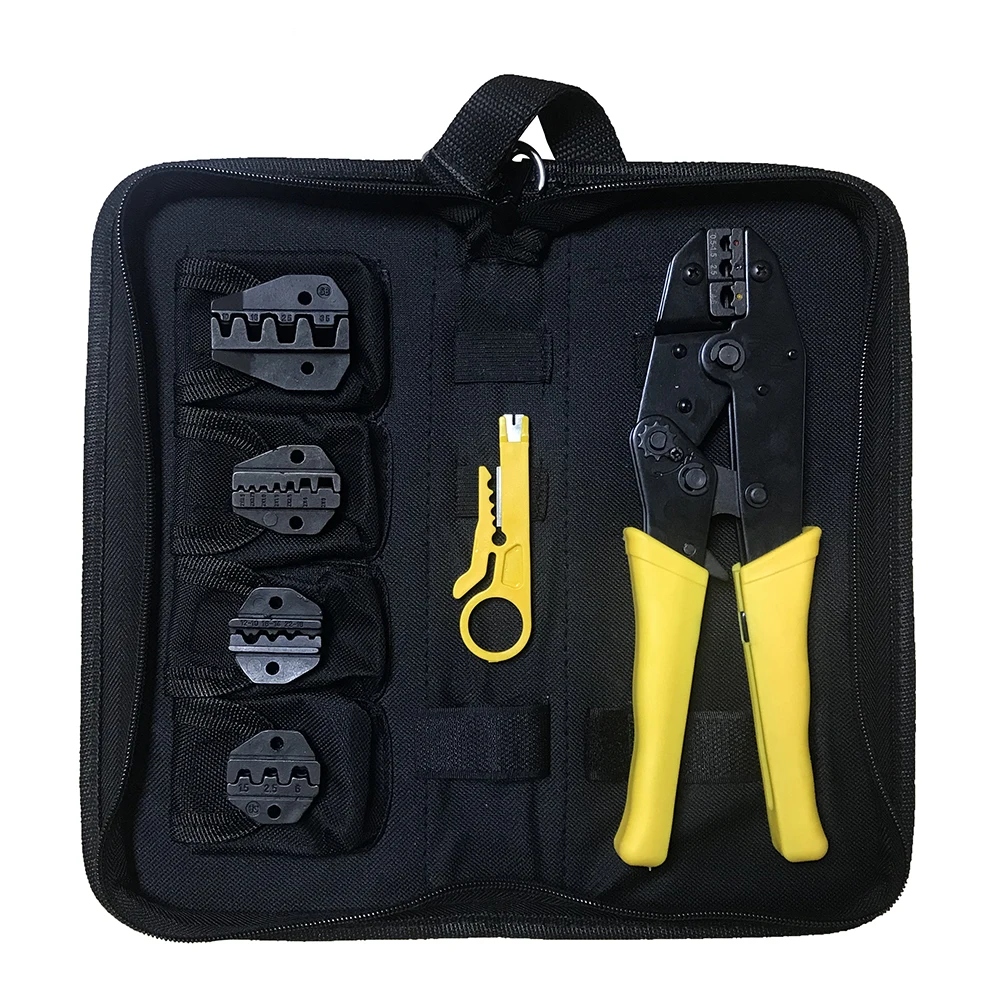 Alicate обжимные клещи 4 губки и набор инструментов щипцы для обжима Инструмент