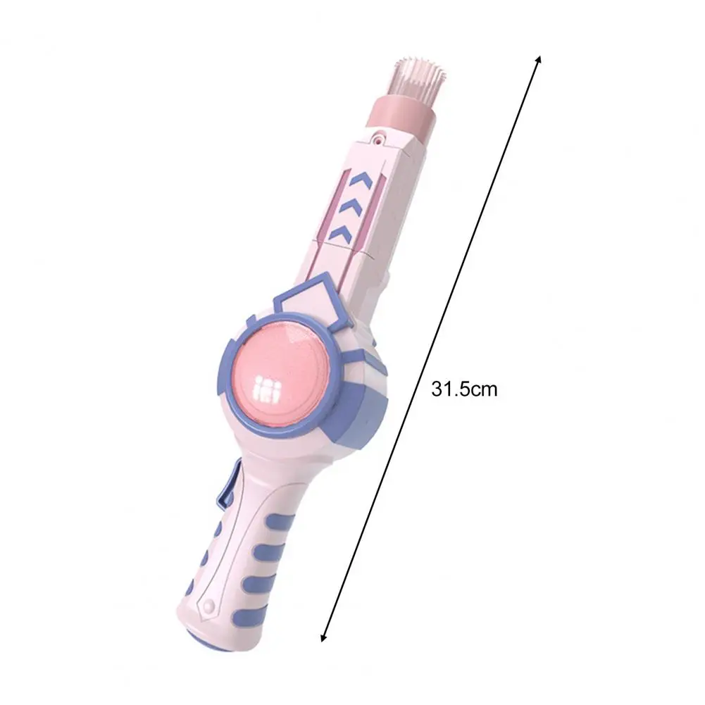 

Elastic Smoke Bubble Machine Girlish Portable ABS Bubble Machine Toddlers Girls Toys Outdoor Summer Wedding Supplies