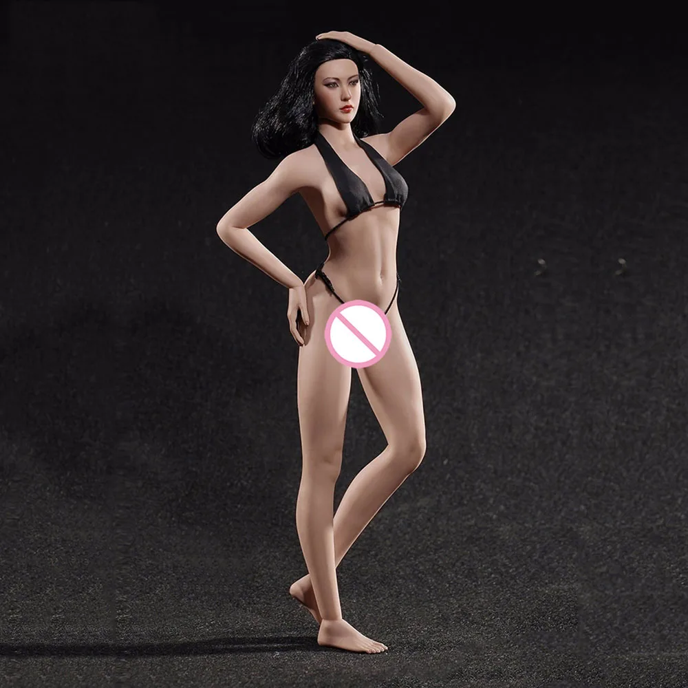 

TBLeague 1/6 female figure mid chest pale suntan color narrow shoulders S16A female action figure body model doll