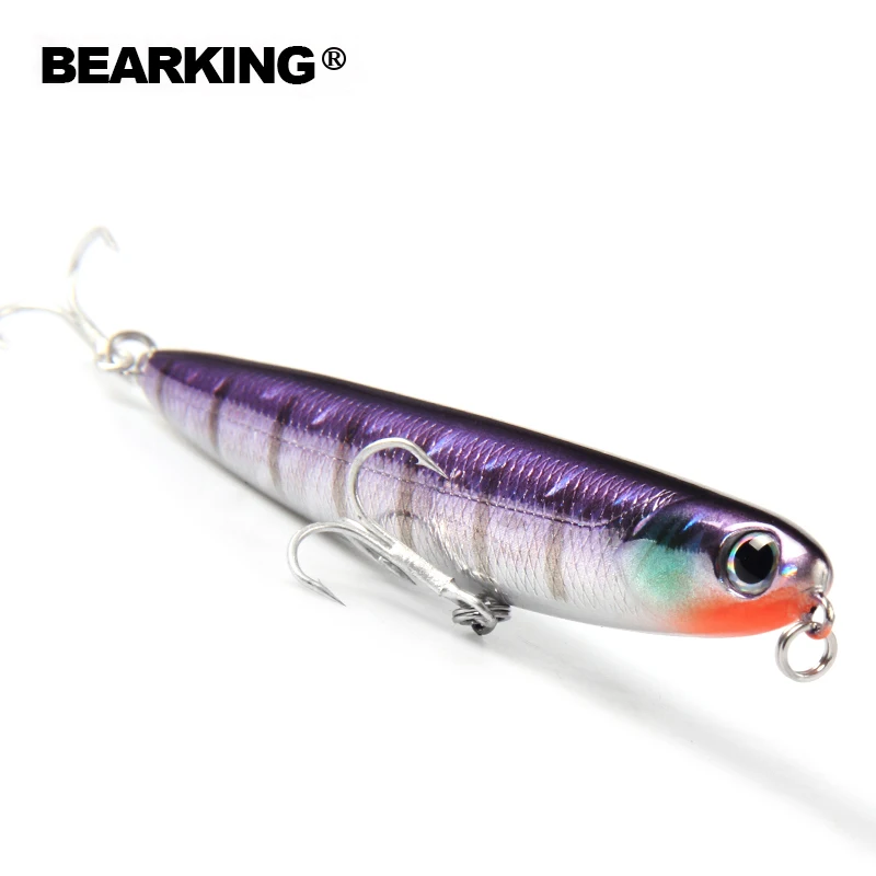 Bearking, профессиональные рыболовные снасти, хит, 5 шт./лот, рыболовные приманки, 110 мм, 13 г, приманка-карандаш, смешанные цвета
