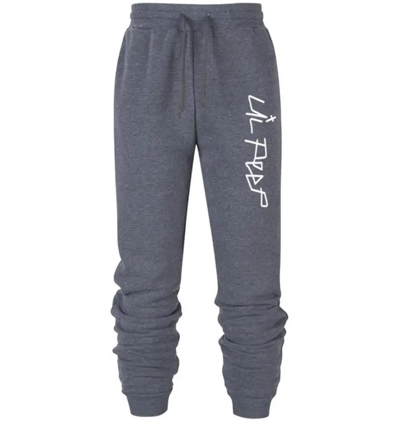 

Lil Peep New Running Jogging Pants Men Soft Bodybuilding Joggers men Sweatpants Long Trousers Sport Training Pants militair