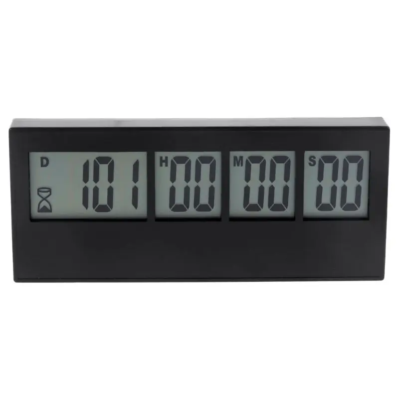 

999 Days Countdown Clock LCD Digital Screen Kitchen Timer Event Reminder For Wedding Retirement Lab Cooking Kitchen Waterin