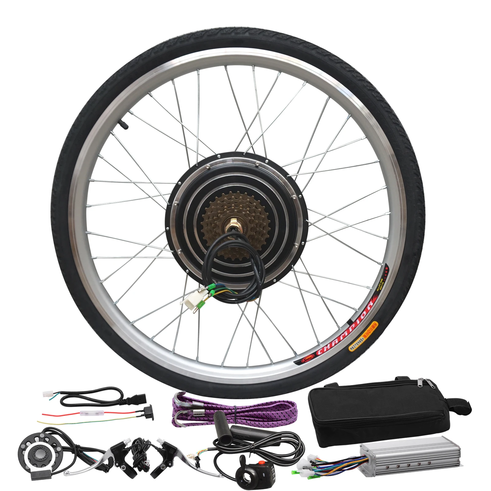 Бесплатная доставка электрический велосипед колесо после преобразования Мотор