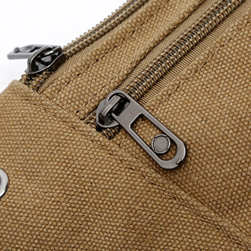 Забавная поясная сумка для мужчин повседневный прочный холщовый кошелек на пояс