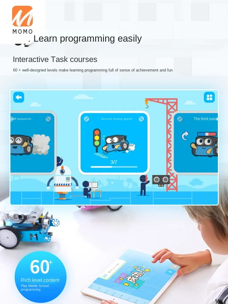 

Programming Robot Electric Assembling Building Blocks Children's Artificial Intelligence Toys