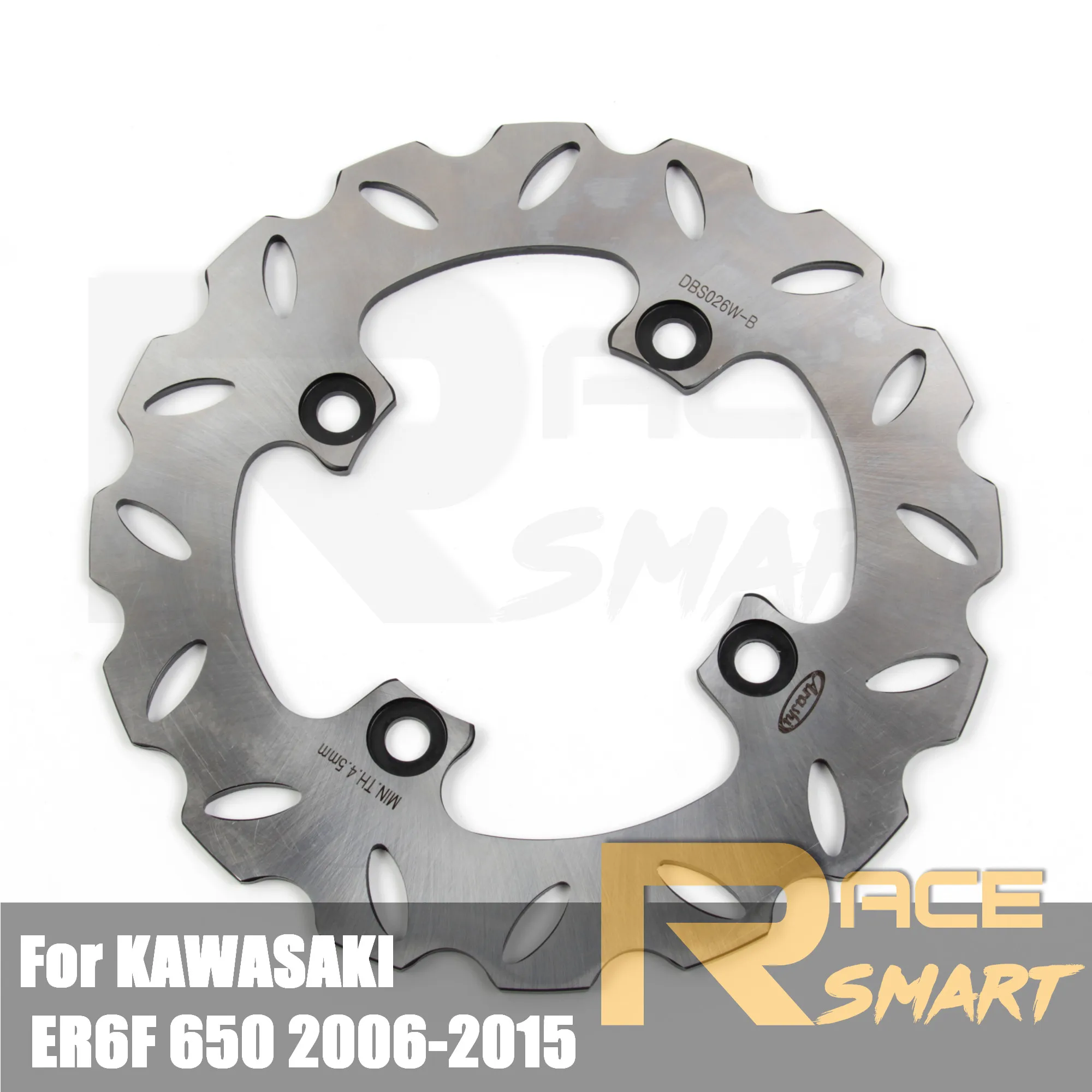 Задние тормозные диски для мотоцикла KAWASAKI ER6F 650 2006 2015 роторы ER6N ER6 F N 2008 2010 2011