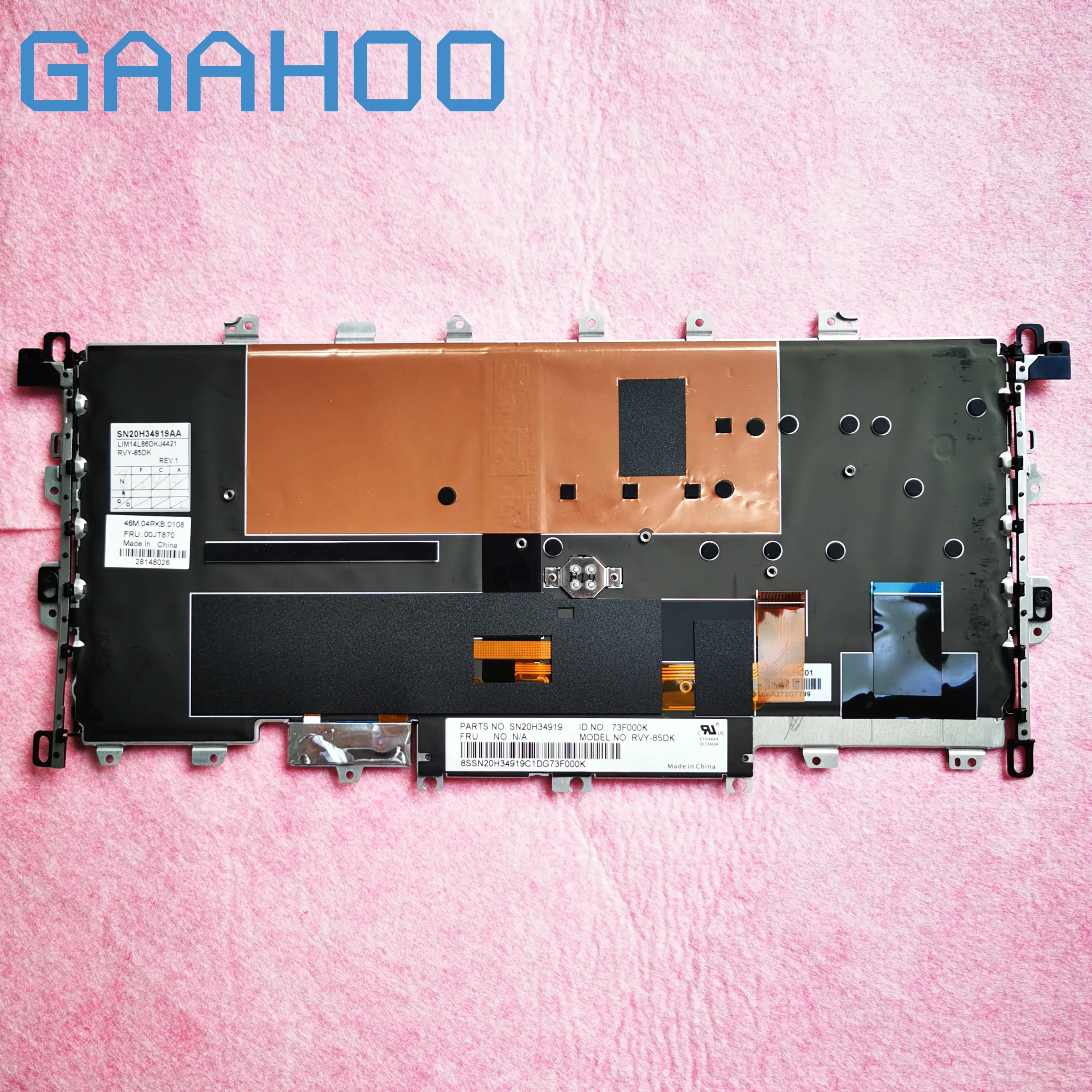 

Brand new original EU-NE/NK/DM/SD Keyboard for LENOVO THINKPAD X1 YOGA 1ST 2IN1 LAPTOP Keyboard Backlit 00JT874