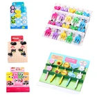 Мини-вилка для детей, животных, фермы, фруктов, мультяшный рисунок закуска пирог десерт, фруктовая зубочистка, украшение для обеда, вечевечерние, аксессуары для бенто