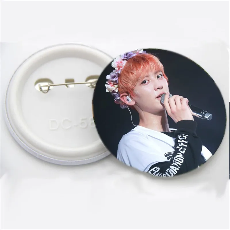Chanyeol Kpop EXO Planet#3 альбом брошь K-pop значок аксессуары для одежды шляпа украшение для рюкзака - Окраска металла: Chanyeol