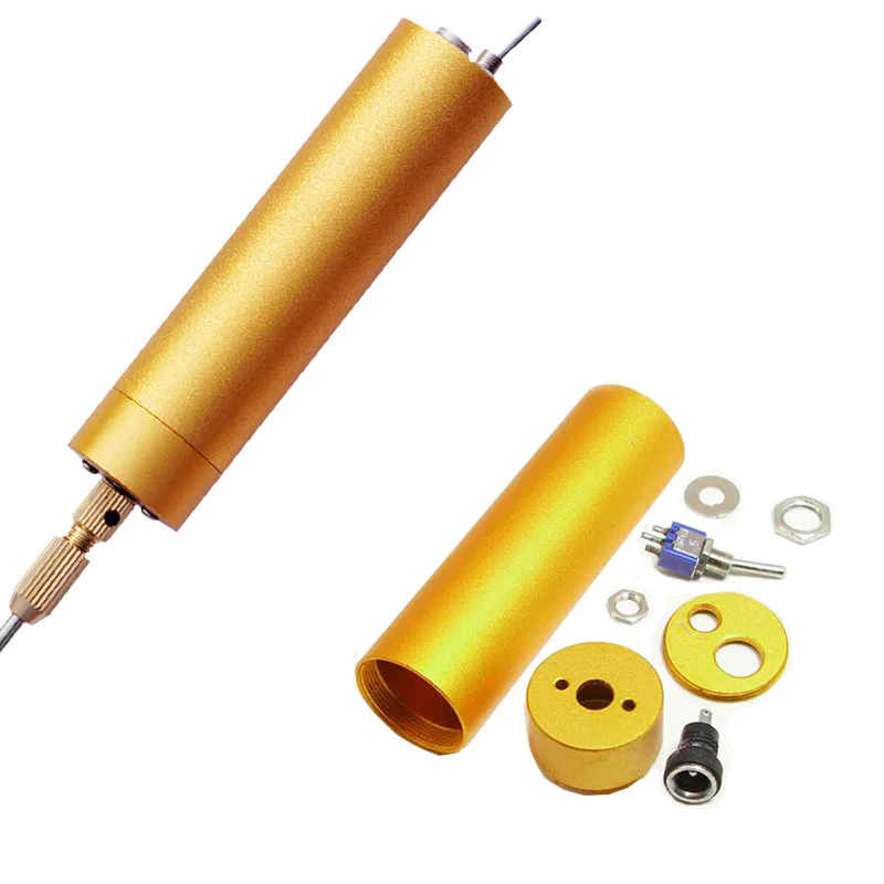 

130 180 Motor Hand Drill Press Authentic Aluminum Alloy Electric Drills Shell Mini Micro Hand Drills Metal-shell Case