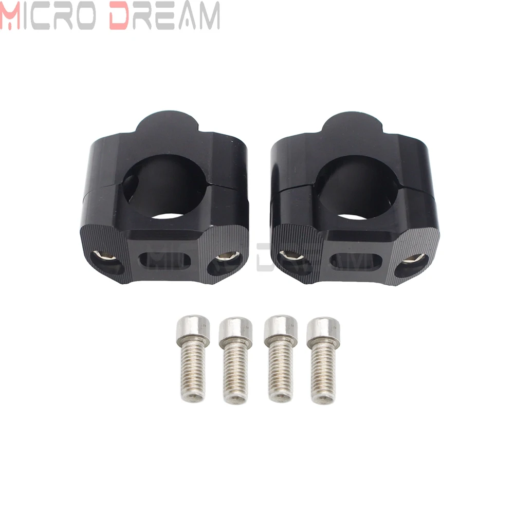 2 шт. алюминиевые универсальные крепления на руль мотоцикла от 7/8 до 1-1/8 дюймов |