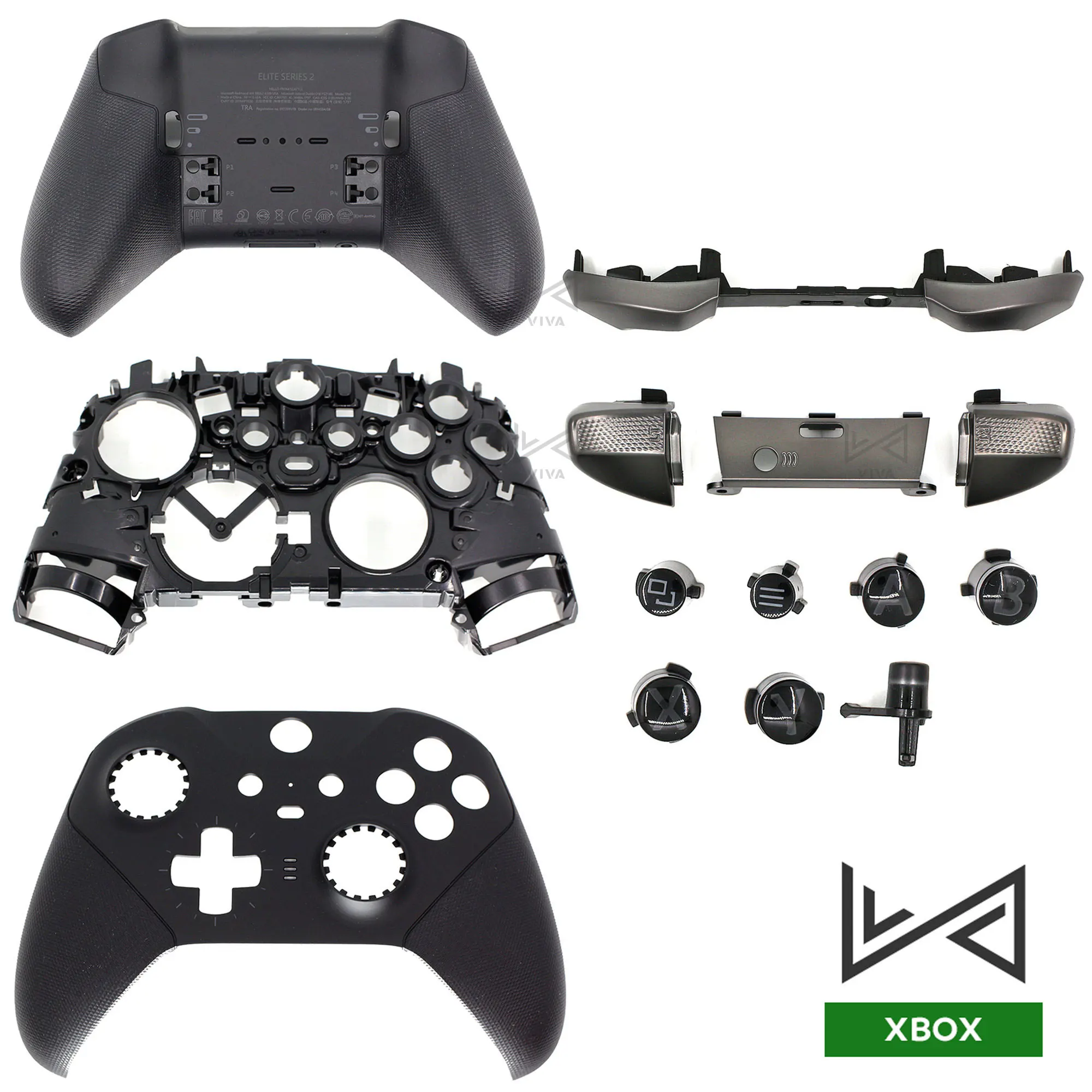 Запасная часть для контроллера Xbox One Elite Series 2 передний корпус задняя крышка чехол