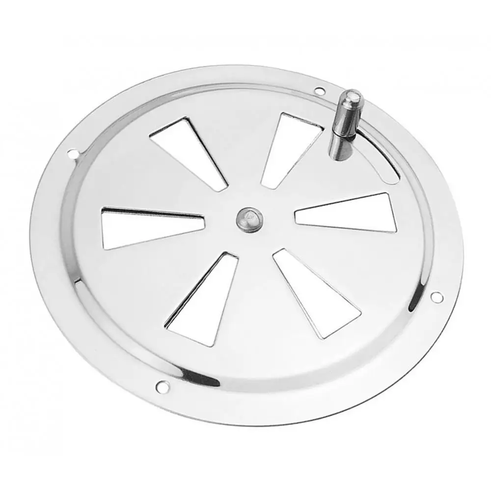 

Stainless Steel 316 Boat Marine Air Vent Louver Grille Cover 128mm Ventilation Louvered Ventilator Cover Adjustable Exhaust Vent