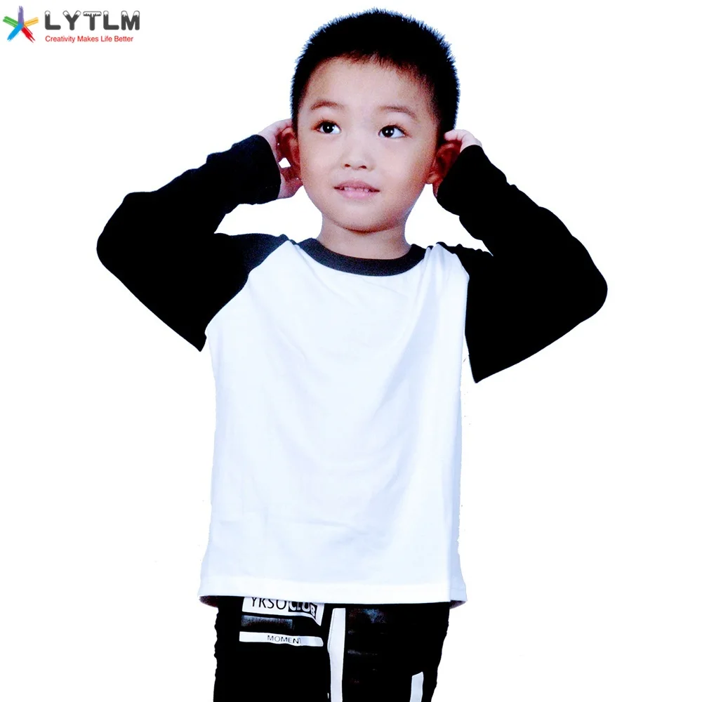 Прямая поставка детская одежда LYTLM детские футболки для мальчиков Модальные