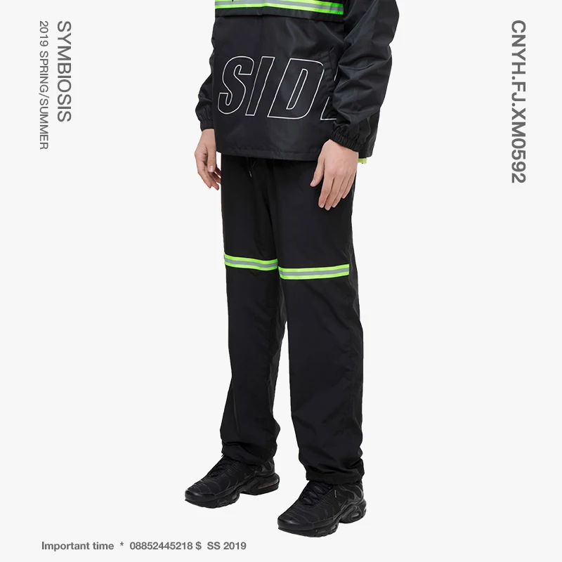 VIISHOW уличная одежда мужские штаны на шнурке Брендовые повседневные для бега