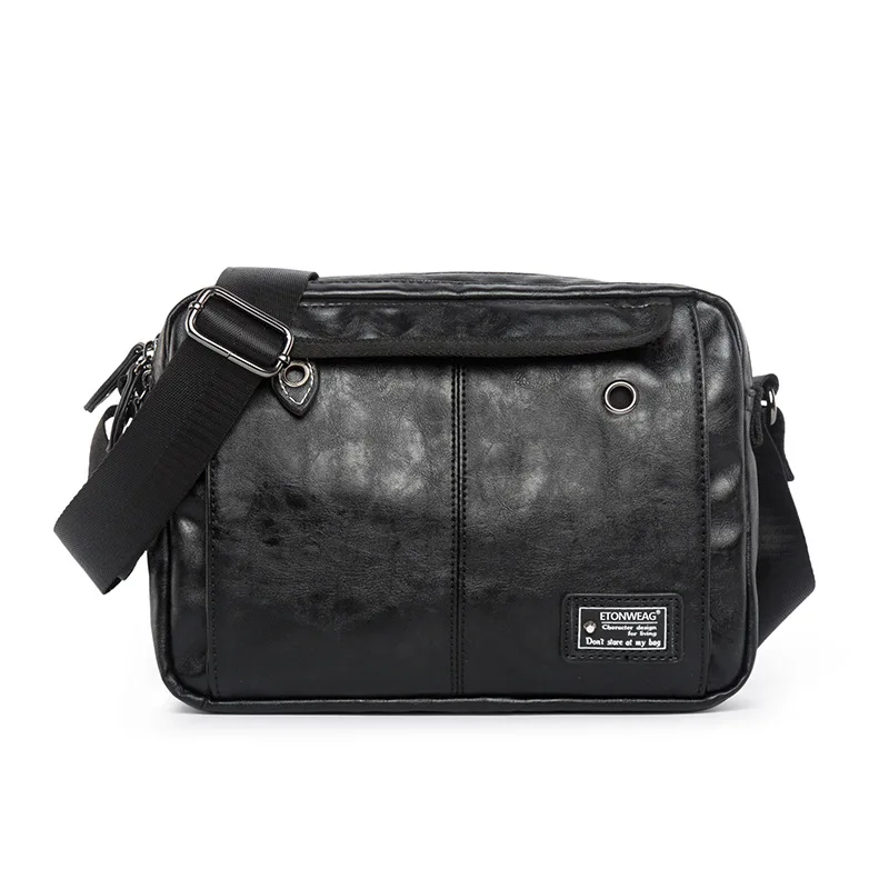 Weysfor Men Messenger Bag PU Leather  Waterproof Shoulder bag for Men Fashion Business Handbag Men Casual Crossbody Bags