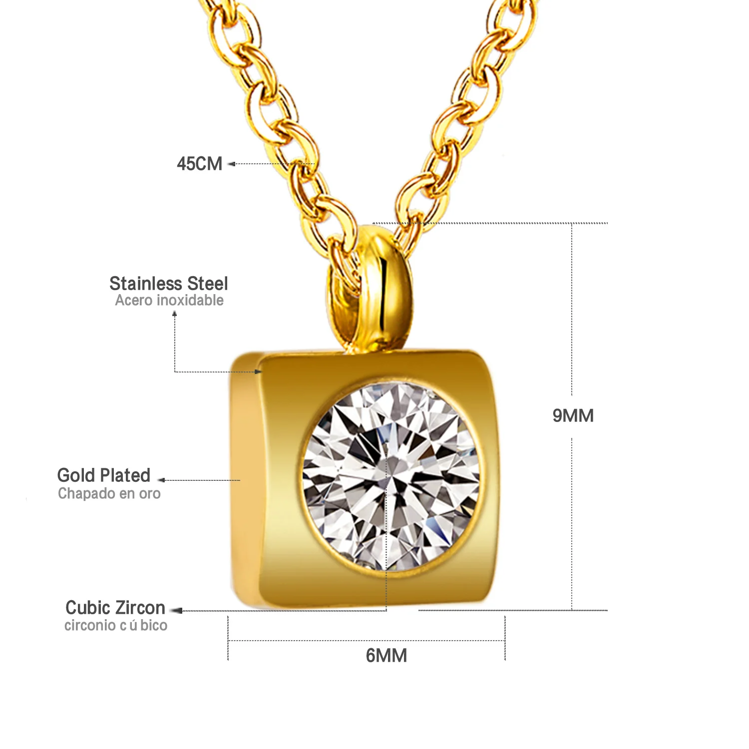 LUXUKISSKIDS цепочка с квадратным плетением подвески ожерелья Аксессуары Mujer