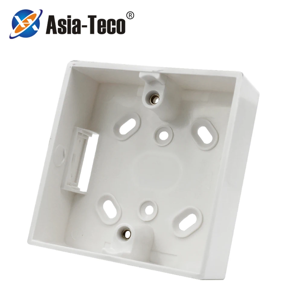 86 Нижняя коробка настенный выключатель розетка темная белый Тип переключателя