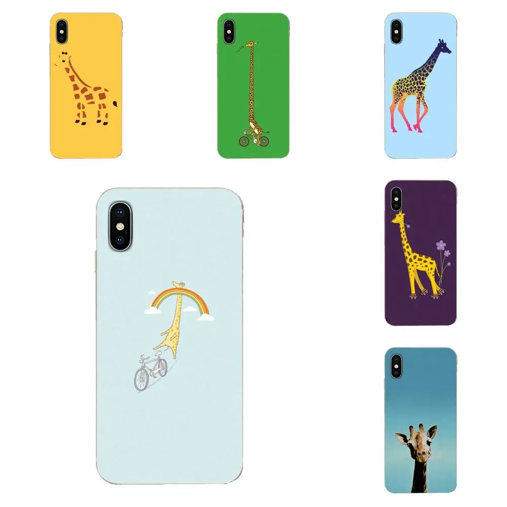 Мягкие ТПУ чехлы с милым жирафом для Galaxy Note 10 A10E A10S A20S A30S A40S A50S A6S A70S A730 A8S M30S S2 S3