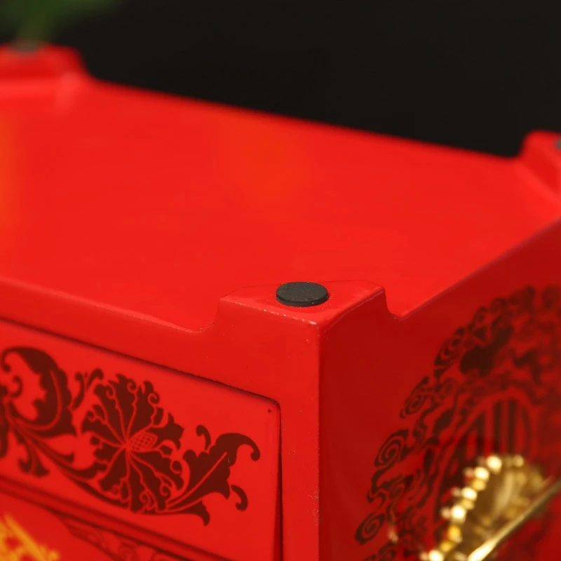 Деревянная Лаковая посуда 21x15x14 см китайский классический ручной работы красная