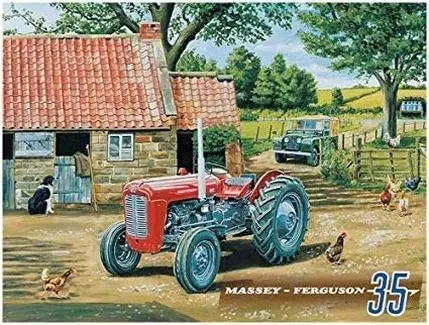 

Винтажные металлические знаки Massey Ferguson 35, тракторная стена 12x16 дюймов, мужская пещера, подвальный Декор