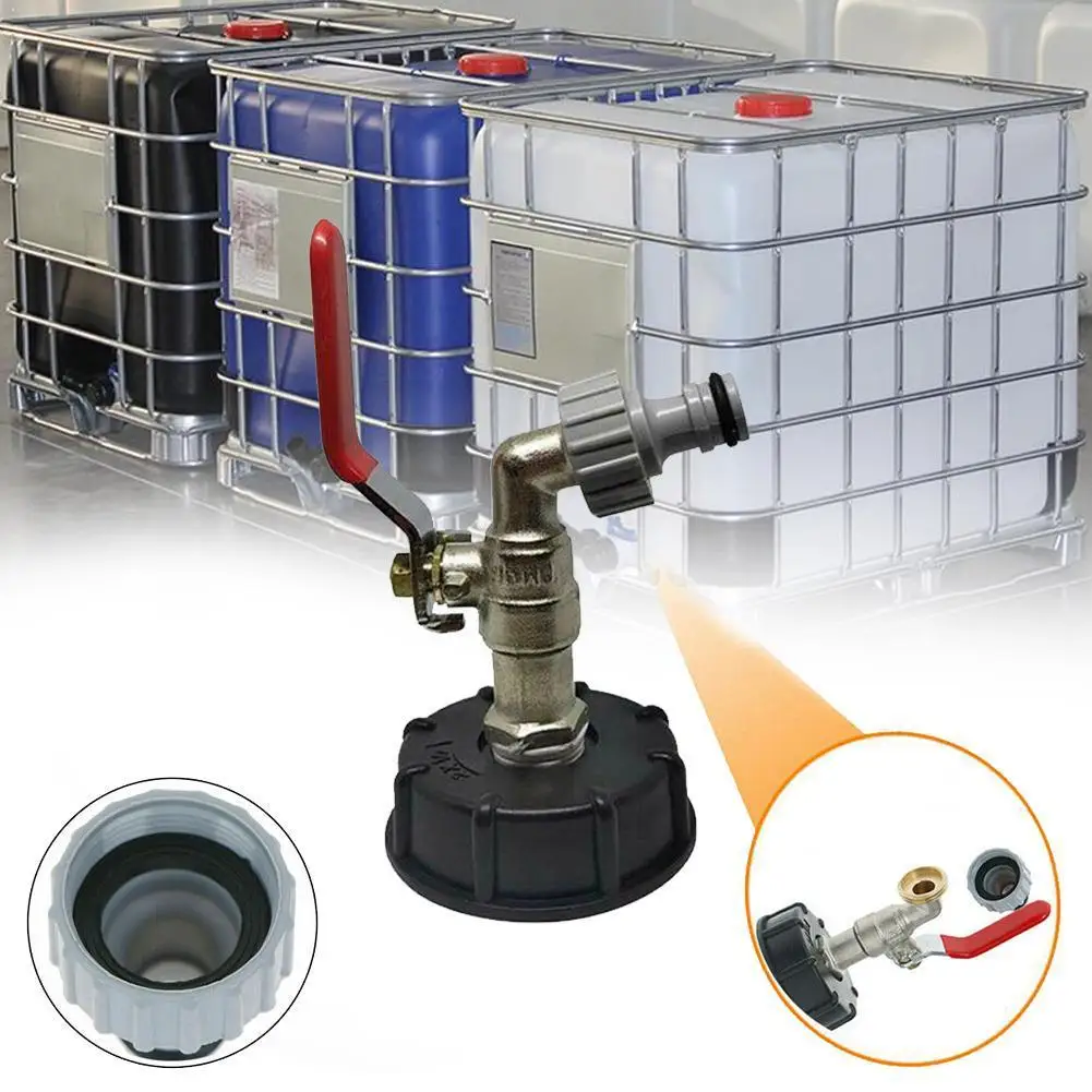 

Комплект насадок для крана, 1/2 дюйма, латунный, для домашнего соединения, резервуар Ibc, садовый адаптер для воды O5A7