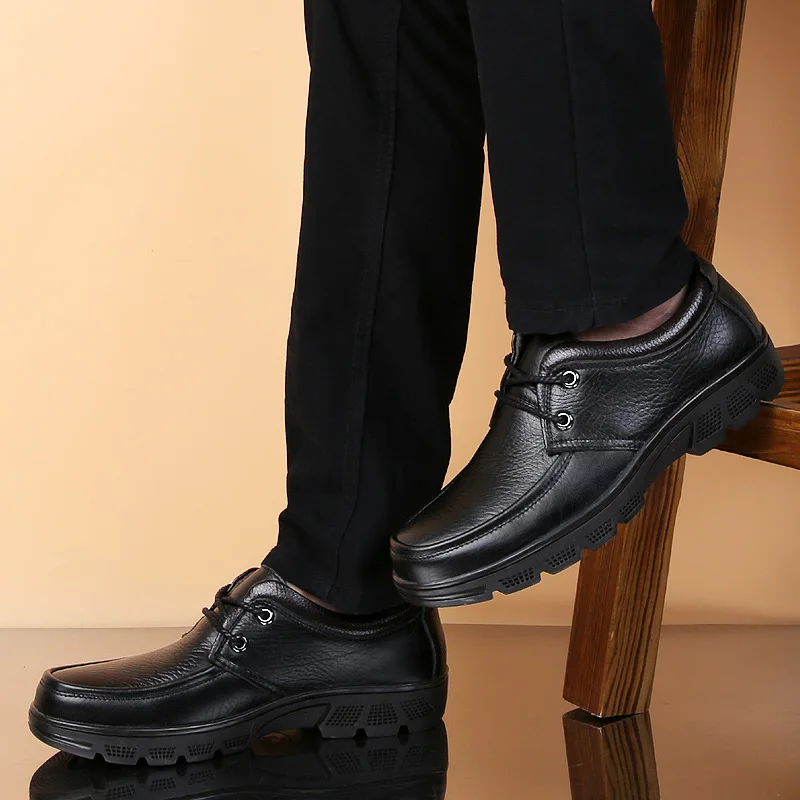 

Men Shoes Casual genuine Leather Spring Autumn Men oxfords Breathable lace up fashion Shoes Male Outdoor Shoes classic Footwear