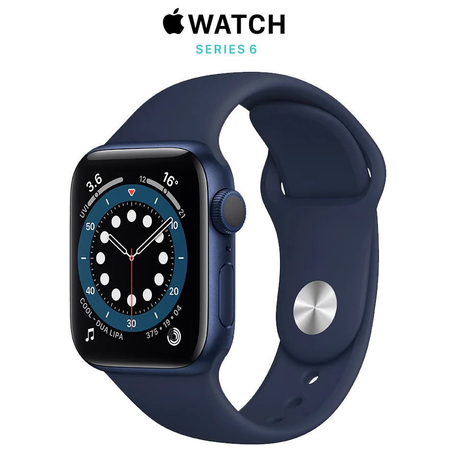 Умные часы Apple Watch 6 Смарт-часы с датчиком уровня кислорода в крови ЭКГ 40/44 мм GPS Wi-Fi