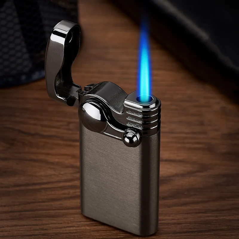 

Cigarette Cigar Men's Smoking Gadget Gift Metal Torch Creative Butane Gas Lighter Windproof Turbo Multifusnctional Lighters