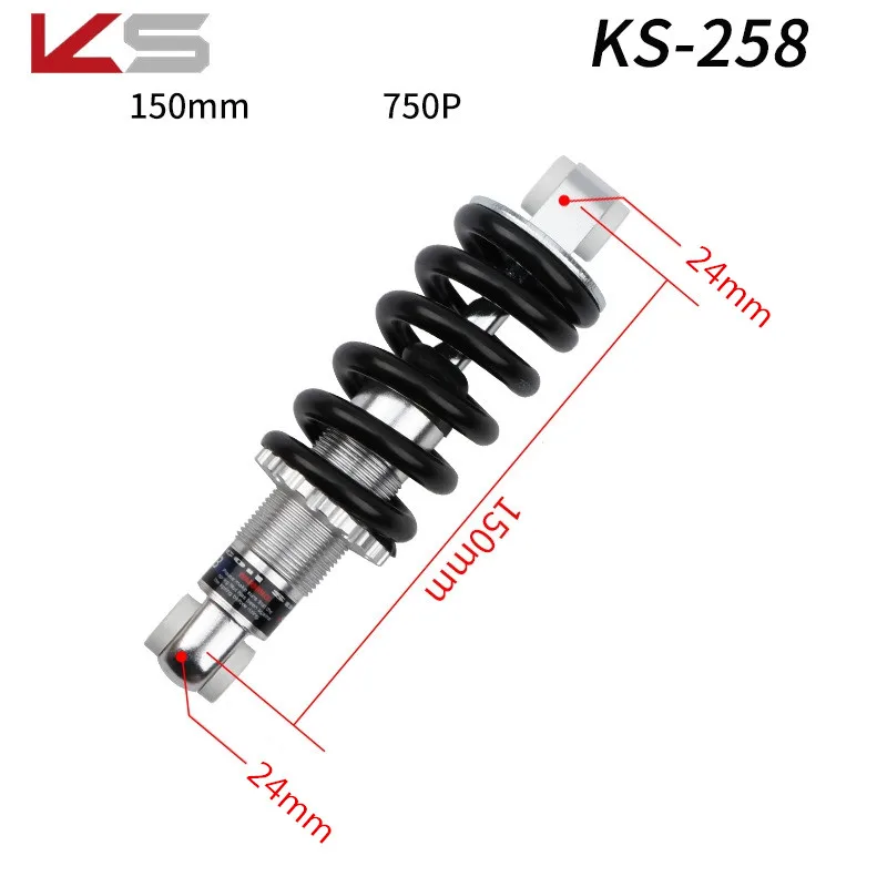KS амортизатор MTB горный велосипед задний Амортизатор Пружина демпфера 120-190 мм