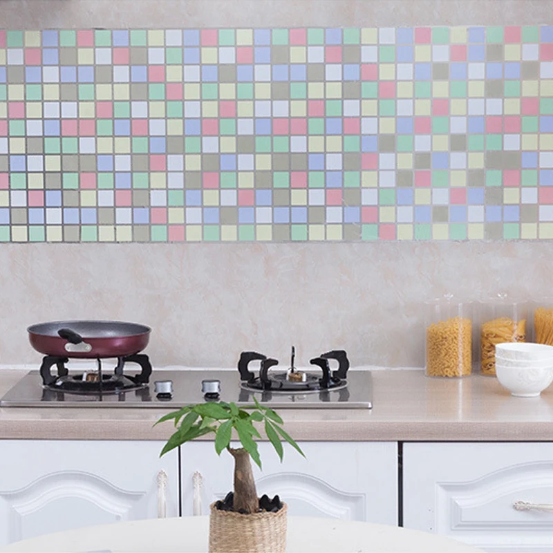 Обои из алюминиевой фольги наклейка для дома кухня скраб мозаика Dcorative наклейки