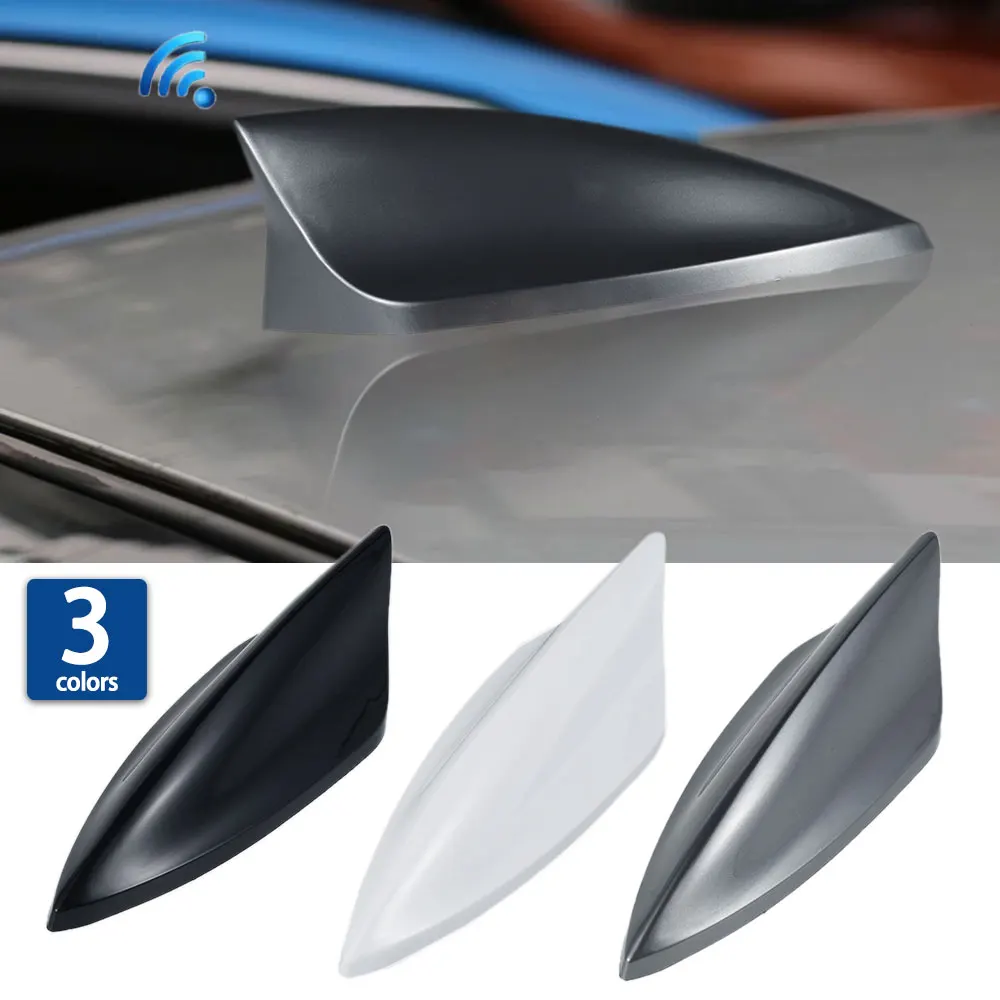 

Universal Car Shark Fin Style Signal Antenna FM/AM Radio Auto Roof Aerial