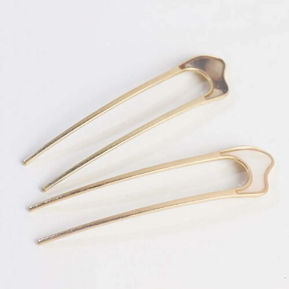 Женская u-образная Винтажная заколка для волос в японском стиле из