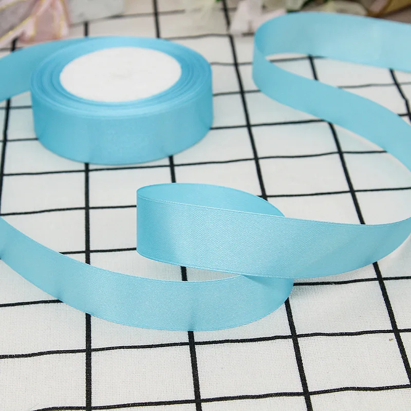 1 дюйм атласные ленты 22 м/лот Рождество Хэллоуин Свадьба День рождения Подарочная