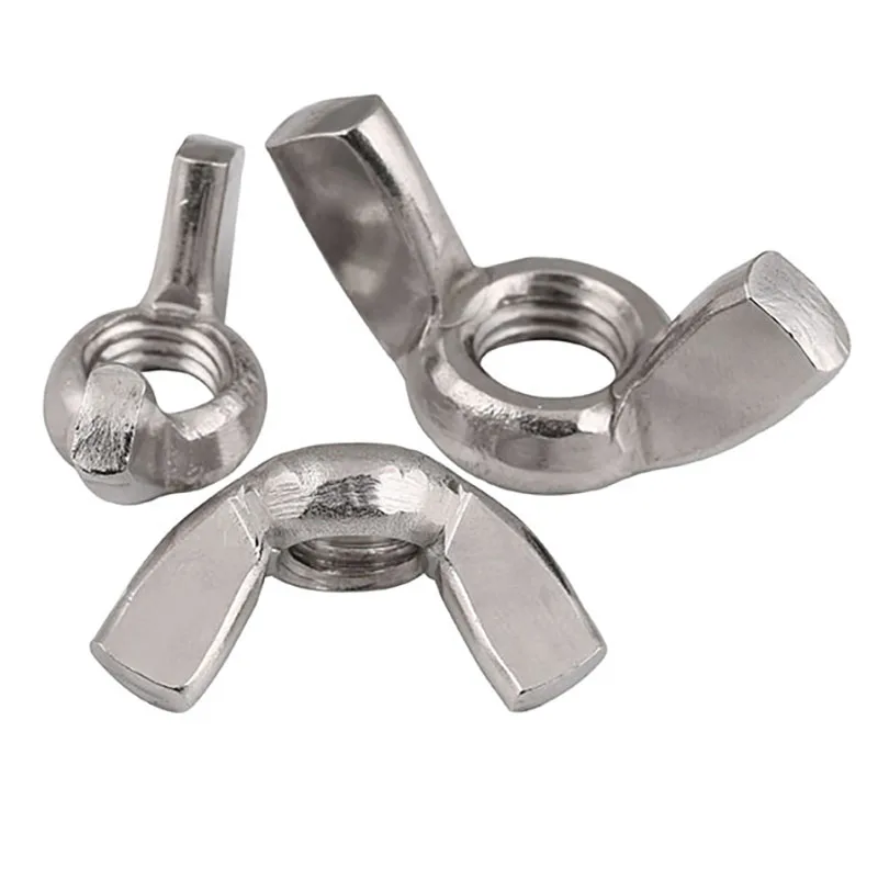 

Wing Nuts 304 A2 Stainless Steel Butterfly Nut M3 M4 M5 M6 M8 M10 M12 Hand Twist