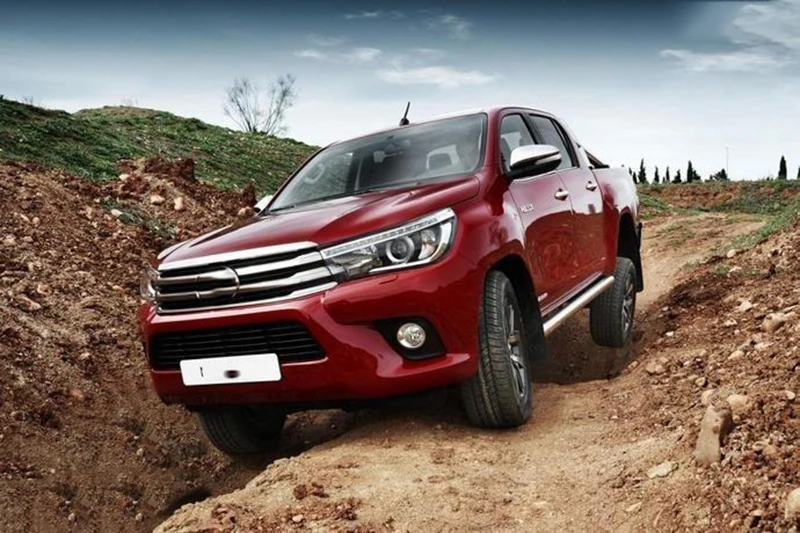 Автомобильная проблесковая 2 предмета для Toyota Hilux Vigo 2015 2016 2017 светодиодный LED DRL