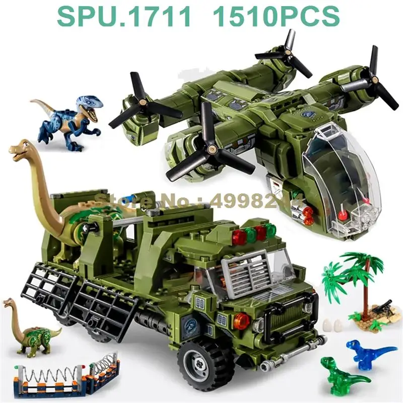Sy1514 1510 шт. конструктор вертолет Юрского периода | Игрушки и хобби