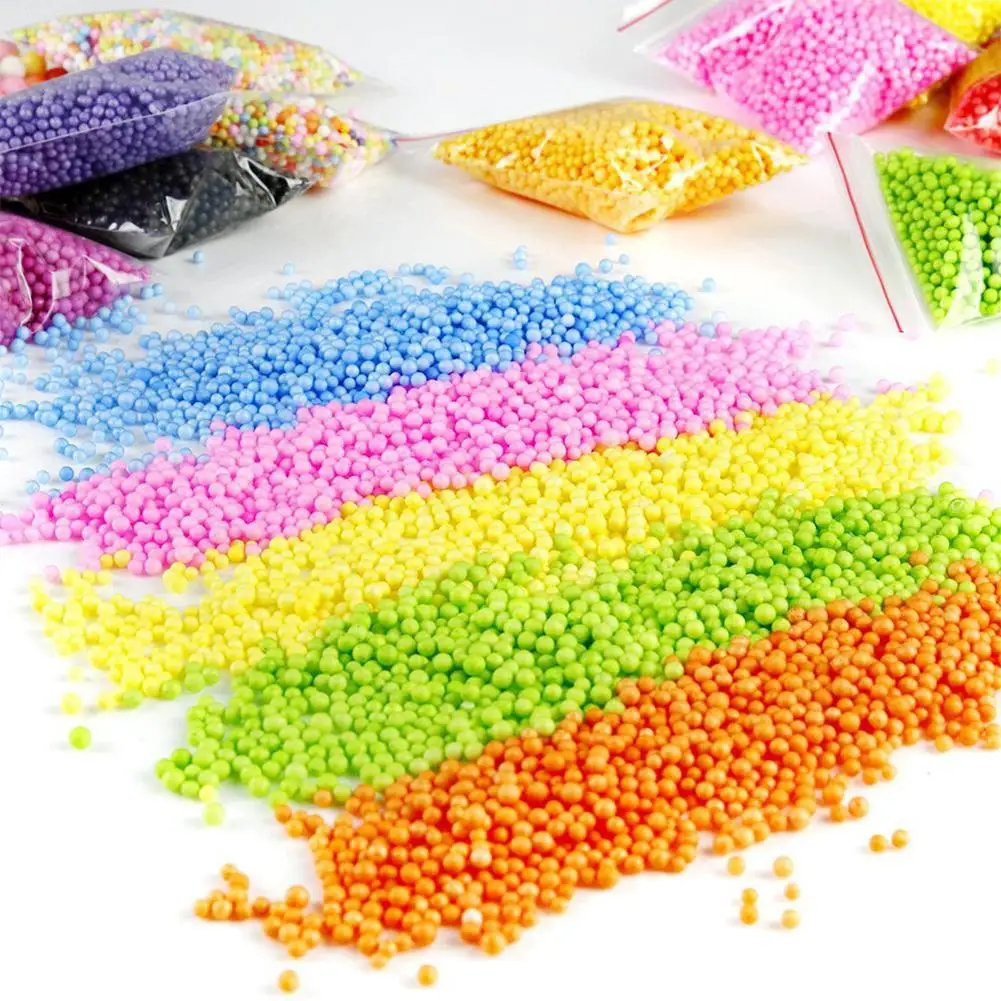 Sli-me-Kit de fabricaci&oacute;n de bolas de espuma, conjunto de cuentas para pecera, estilo carta, suministros, 96 paquetes-5