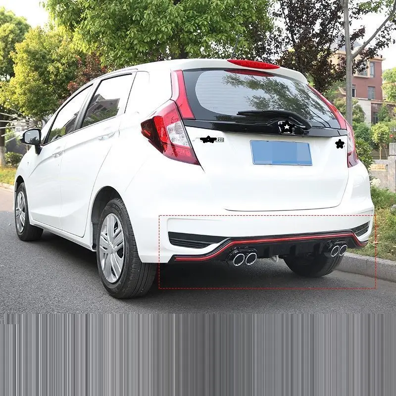 Automovil модифицированный Стайлинг молдинги модификация тюнинг передний автомобиль губы задний диффузор бамперы 14 15 16 18 для Honda Fit