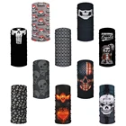 Велосипедная маска для лица головной убор Хэллоуин Череп Шарф теплое моющееся повязка на голову дышащая бандана для бега спортивное оборудование на открытом воздухе