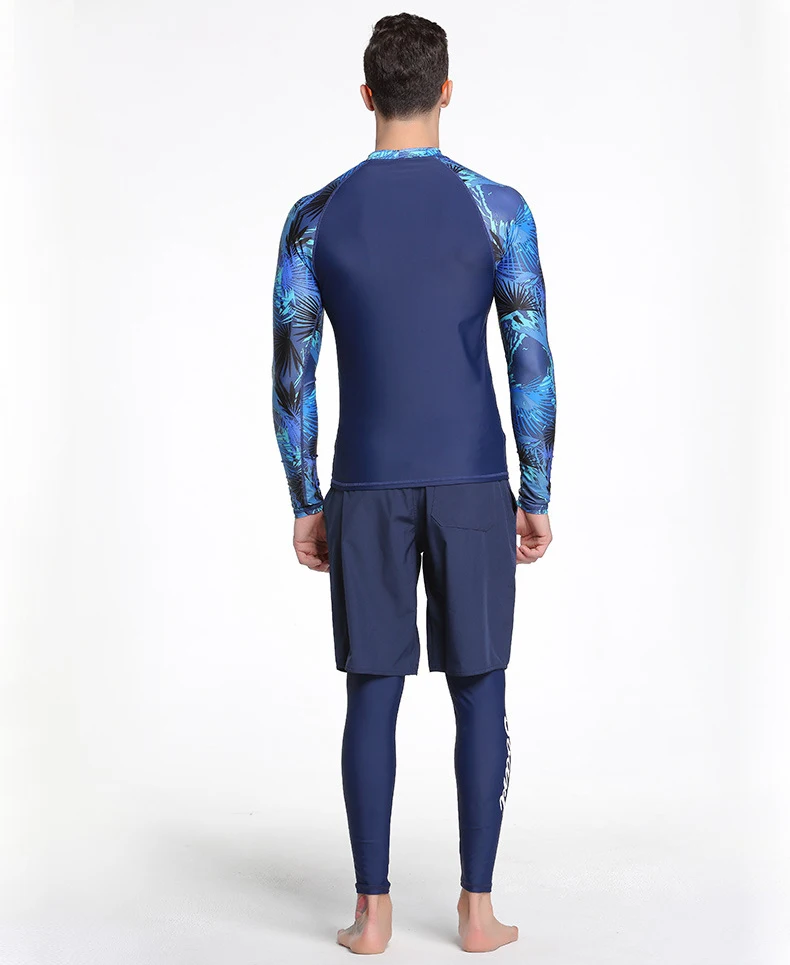 Профессиональный Rashguard плюс 3XL мужской дайвинг с длинным рукавом UV400 купальный костюм для серфинга Сноркелинг купальный костюм «Медуза» Пляжная одежда