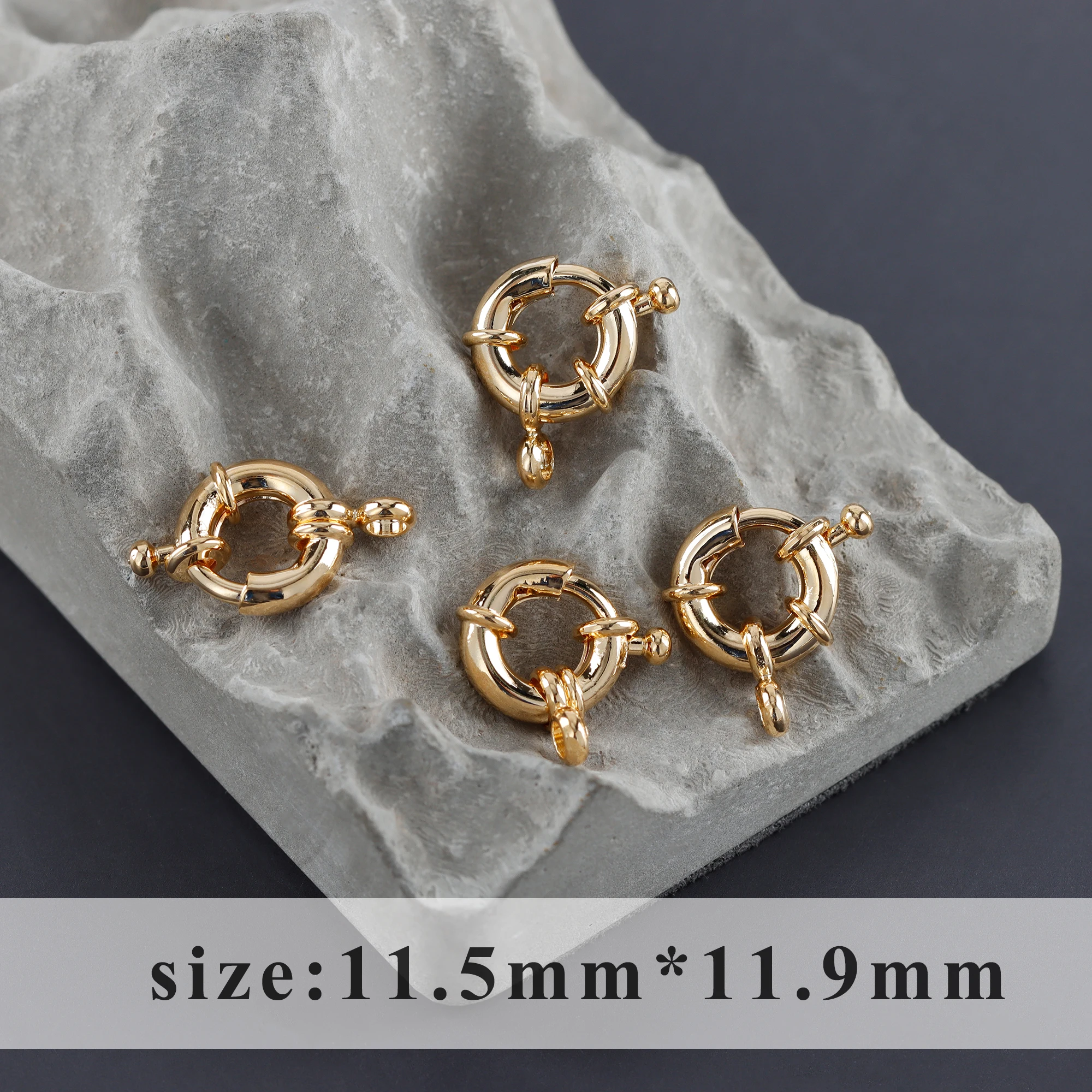

YEGUI M992,jewelry accessories,clasp,18k gold plated,copper metal,rhodium plated,hooks for necklace,jewelry making,10pcs/lot