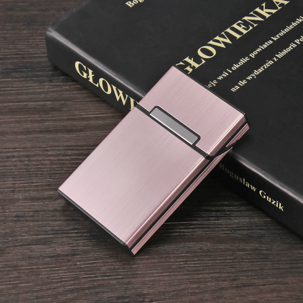 Индивидуальный портсигар тонкая металлическая коробка алюминиевый Подарочный