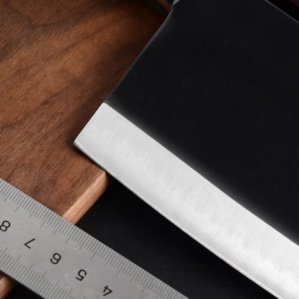 Qing Ножи ручной работы молоток нарезки Кливер Chop кости рыбы кухонный нож из